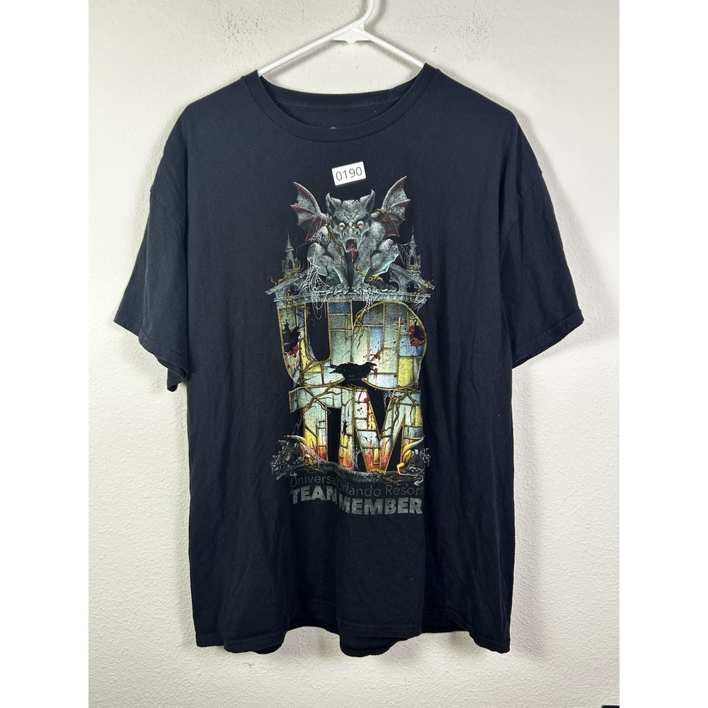Halloween Horror Nights T Shirt Large 2025 Team Member Universal Studios sz XL